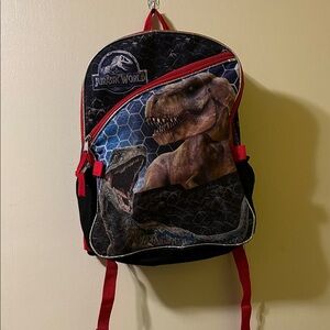 Kids' Black and Red Backpack Jurassic world